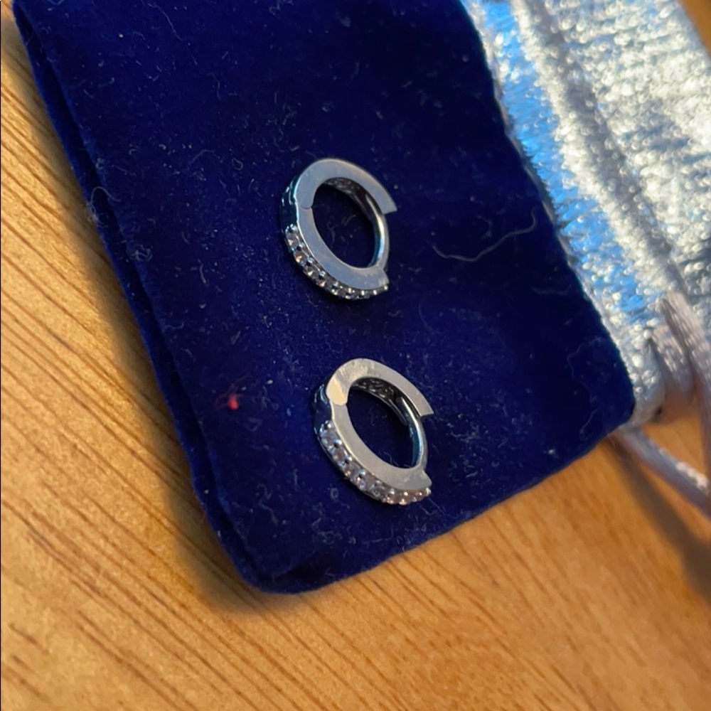 NWOT huggie earrings